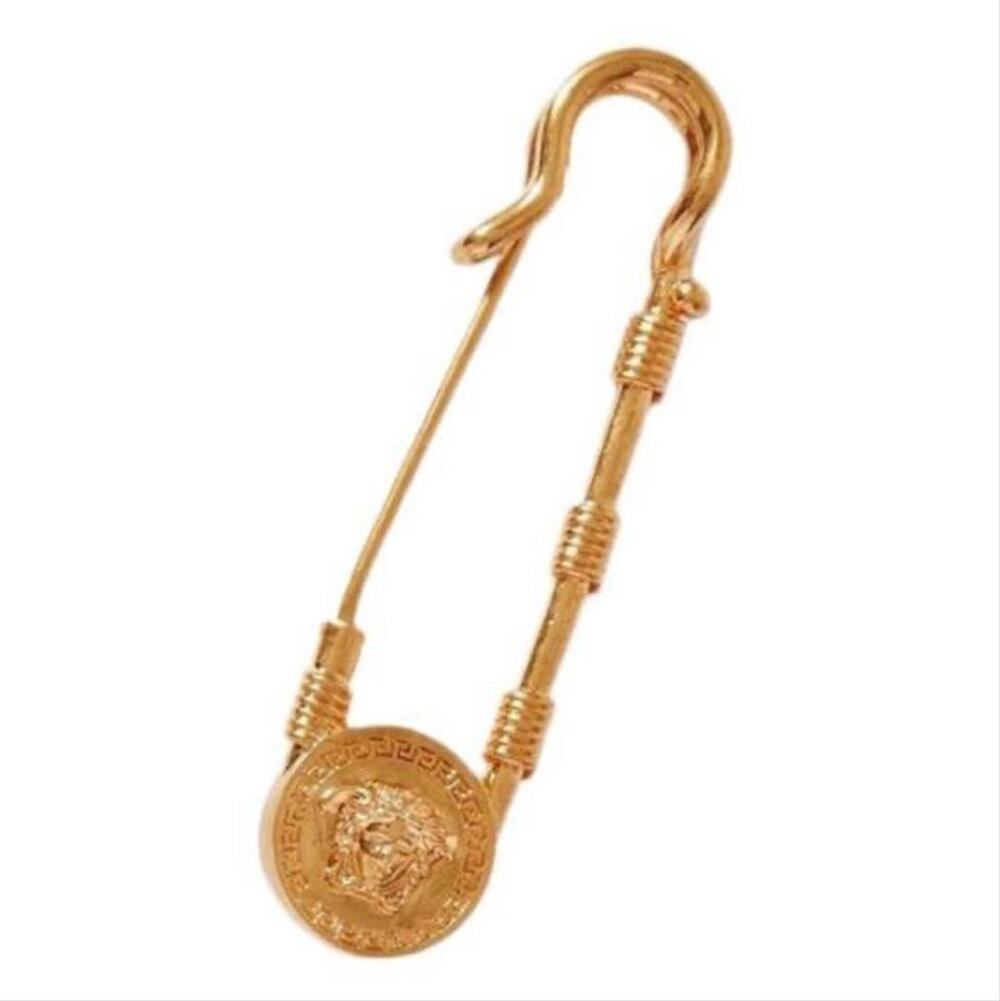 VERSACE Medusa safety pin brooch